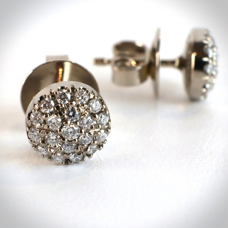 Jochen Pohl JOCHEN POHL Ohrstecker 750/-WG Diamanten im Brillantschliff G IF 0,38 ct - Bild 3 