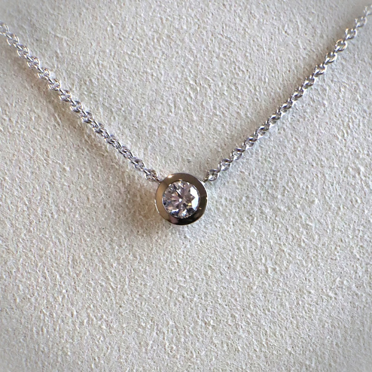 Jochen Pohl JOCHEN POHL Kette 750/WG Diamant im Brillantschliff D VVS1 0,33 ct - Bild 2 