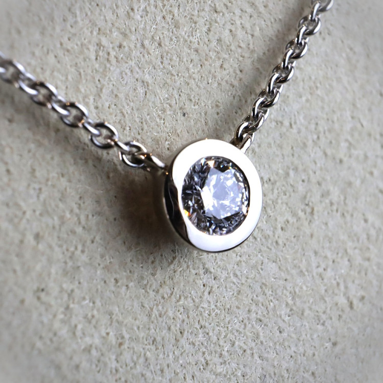 Jochen Pohl JOCHEN POHL Kette 750/WG Diamant im Brillantschliff D VVS1 0,33 ct - Bild 4 