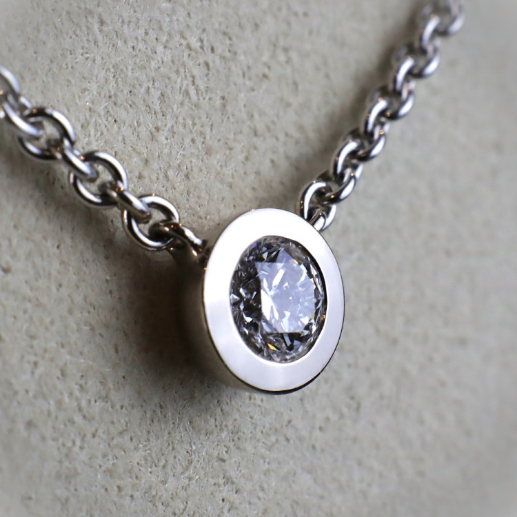 Jochen Pohl JOCHEN POHL Kette 750/-WG Diamant im Brillantschliff D VVS1 0,6ct - Bild 3 