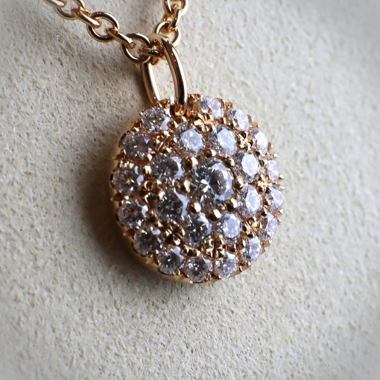 Jochen Pohl JOCHEN POHL Kette 750/-RG Diamanten im Brillantschliff G IF 1,40ct - Bild 4 