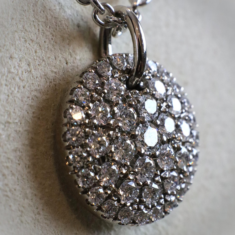 Jochen Pohl JOCHEN POHL Kette 750/-WG Diamanten im Brillantschliff G IF 1,39 ct - Bild 3 