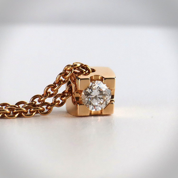 Jochen Pohl JOCHEN POHL Kette 750/-RG Diamanten im Brillantschliff D VVS1 0,6 ct - Bild 2 