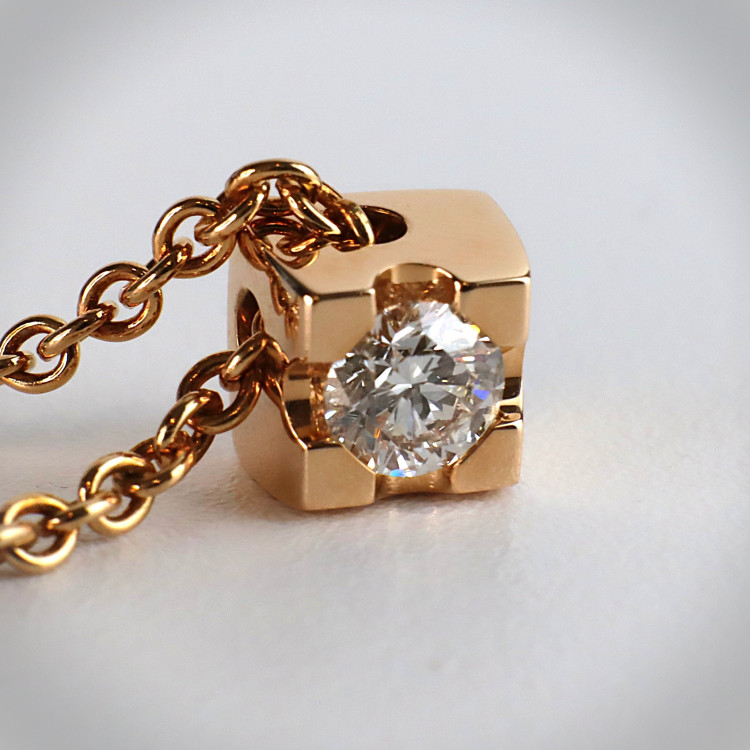 Jochen Pohl JOCHEN POHL Kette 750/-RG Diamanten im Brillantschliff D VVS1 0,6 ct - Bild 3 