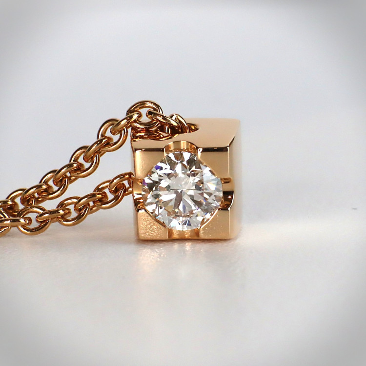 Jochen Pohl JOCHEN POHL Kette 750/-RG Diamant im Brillantschliff D VVS1 - Bild 2 