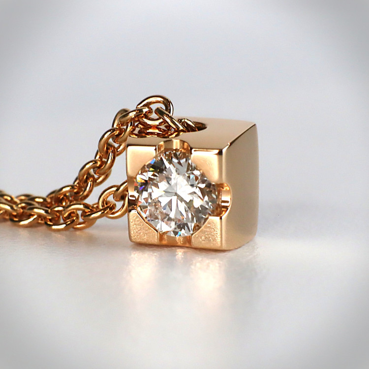 Jochen Pohl JOCHEN POHL Kette 750/-RG Diamant im Brillantschliff D VVS1 - Bild 3 