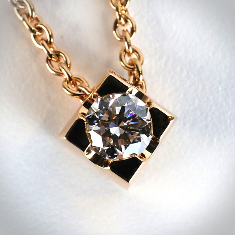 Jochen Pohl JOCHEN POHL Kette 750/-RG Diamant im Brillantschliff D VVS1 - Bild 5 