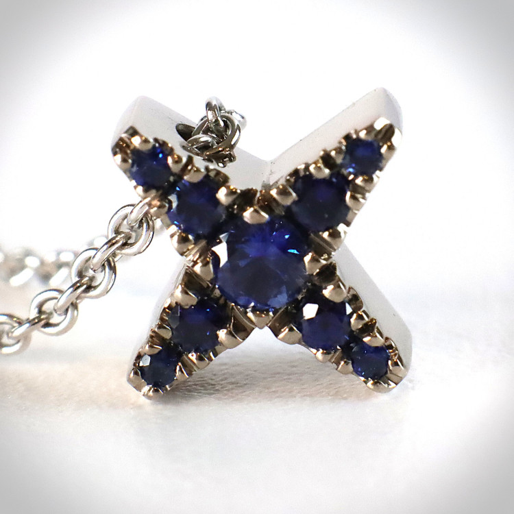 Jochen Pohl JOCHEN POHL Kette 750/-WG Saphir blau 0,27 ct - Bild 4 