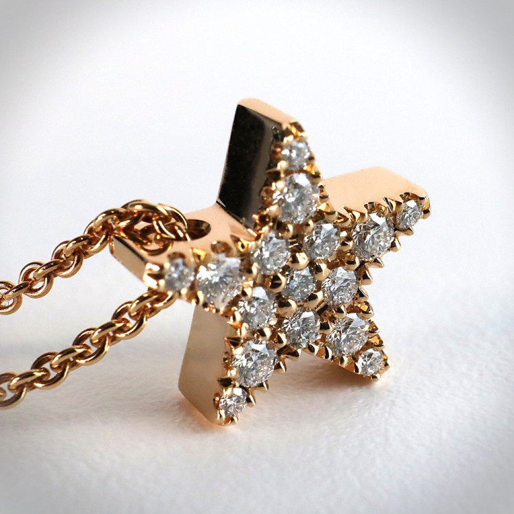 Jochen Pohl JOCHEN POHL Kette 750/- RG Diamanten im Brillantschliff G IF 0,37 ct - Bild 3 