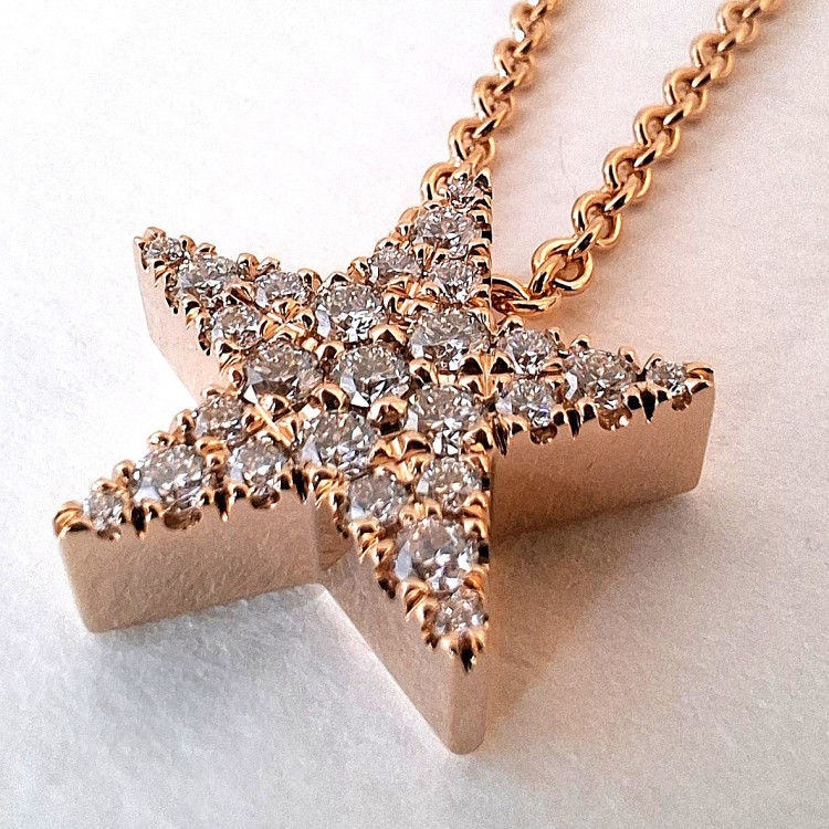 Jochen Pohl JOCHEN POHL Kette 750/- RG Diamanten im Brillantschliff G IF 0,86 ct - Bild 3 