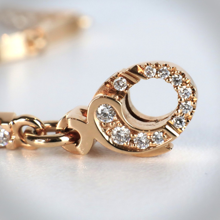 Jochen Pohl JOCHEN POHL Armband 750/-RG Diamanten im Brillantschliff G IF 3,18 ct 18,1 cm - Bild 4 