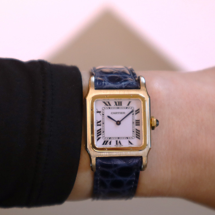 Handaufzug,  Cartier Santos Dumont 