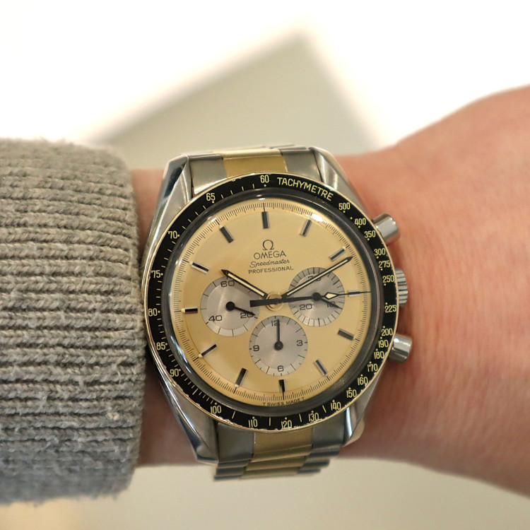  Omega Speedmaster Stahl/Gold 