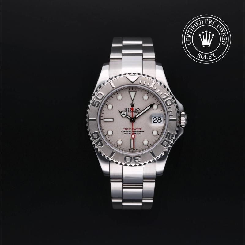 Rolex Certified Pre Owned Oyster Perpetual Yacht Master 35 in Edelstahl Oystersteel M168622 0004 Blome Uhren
