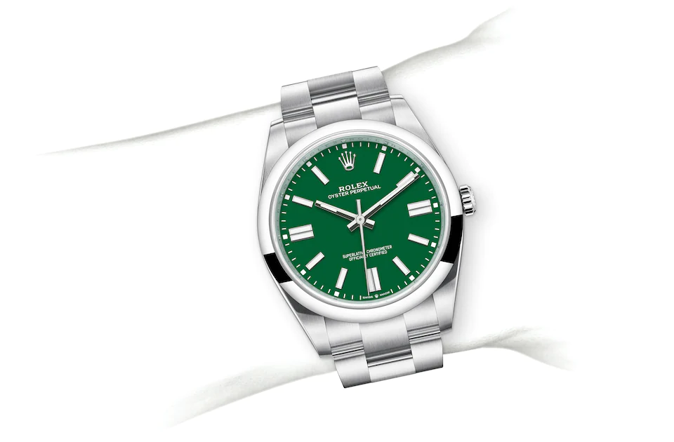 Rolex Oyster Perpetual in Edelstahl Oystersteel, M124300-0005 
