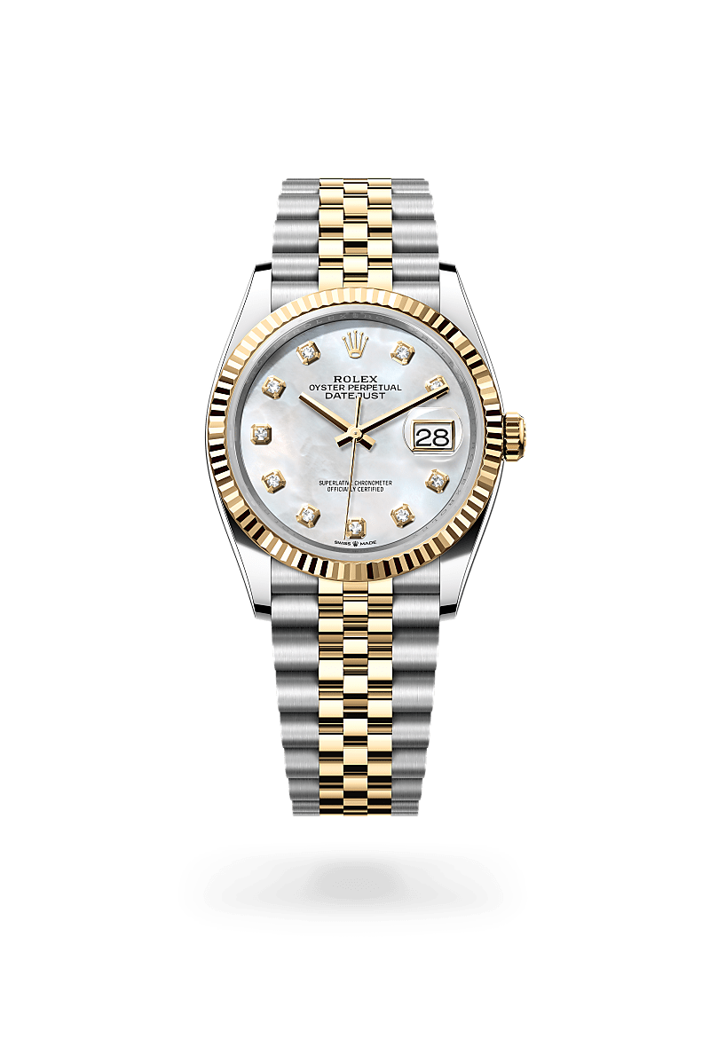 Rolex Datejust 36 Herrenuhr (M126233-0023) Oyster, 36 mm, Edelstahl Oystersteel und Gelbgold
