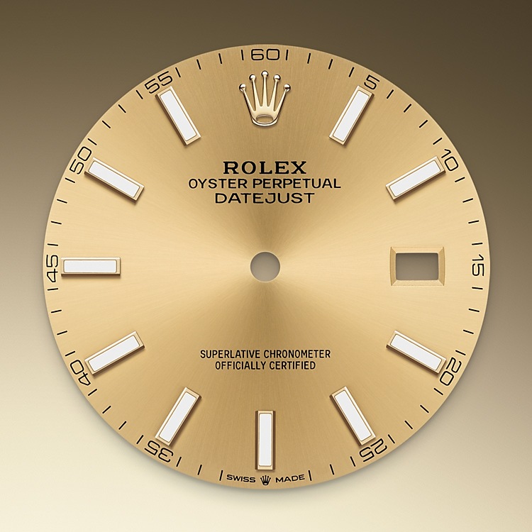 Rolex Datejust in Edelstahl Oystersteel und Gold, M126333-0010 