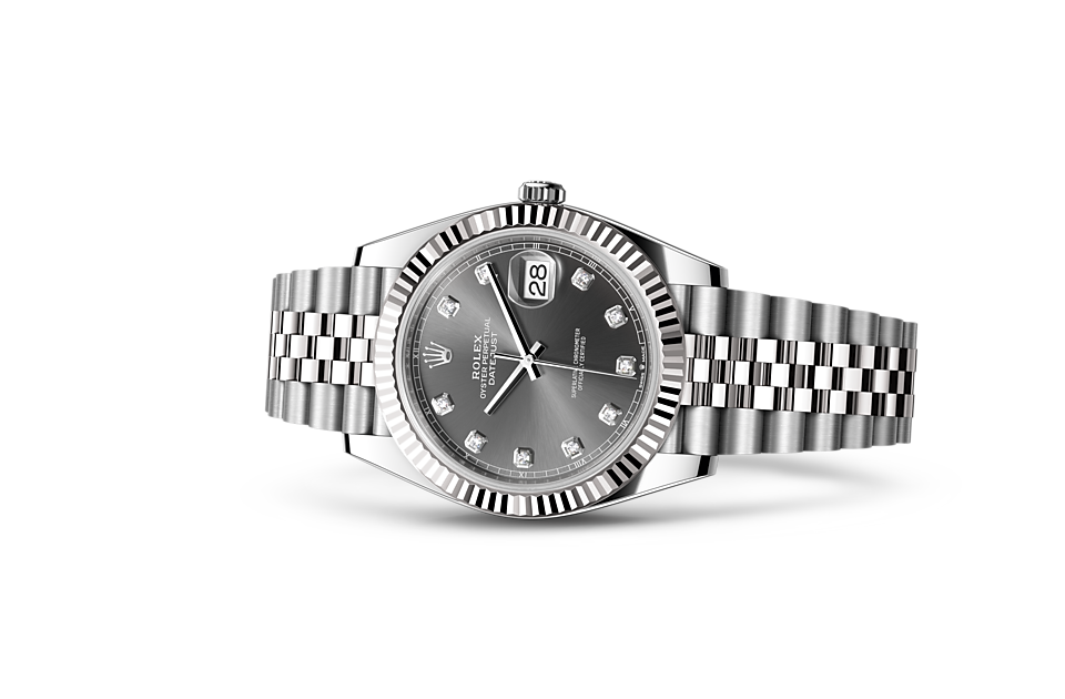 Rolex Datejust in Edelstahl Oystersteel, Edelstahl Oystersteel und 