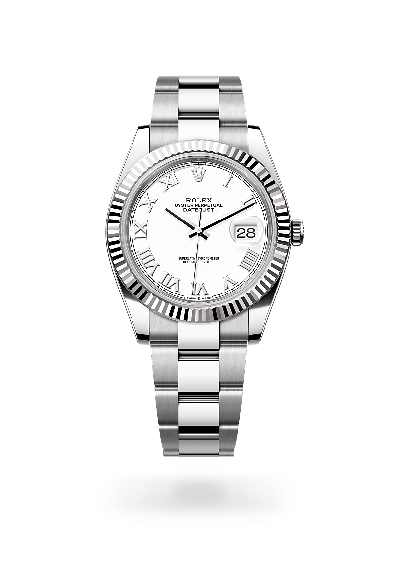 Rolex Datejust 41 M126334-0023 Herrenuhr - Oyster, 41 mm, Edelstahl Oystersteel und Weißgold