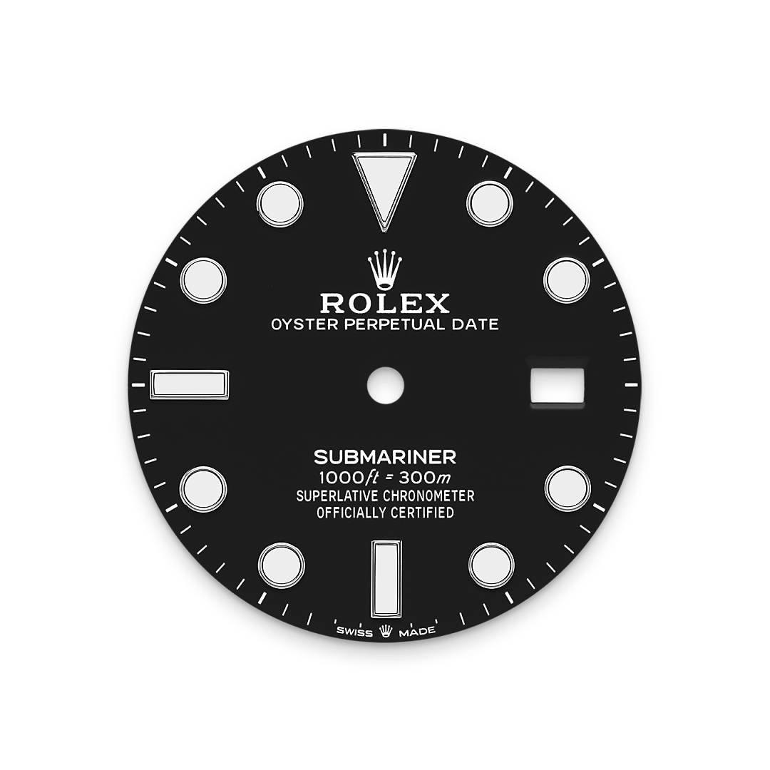 Schwarzes Zifferblatt