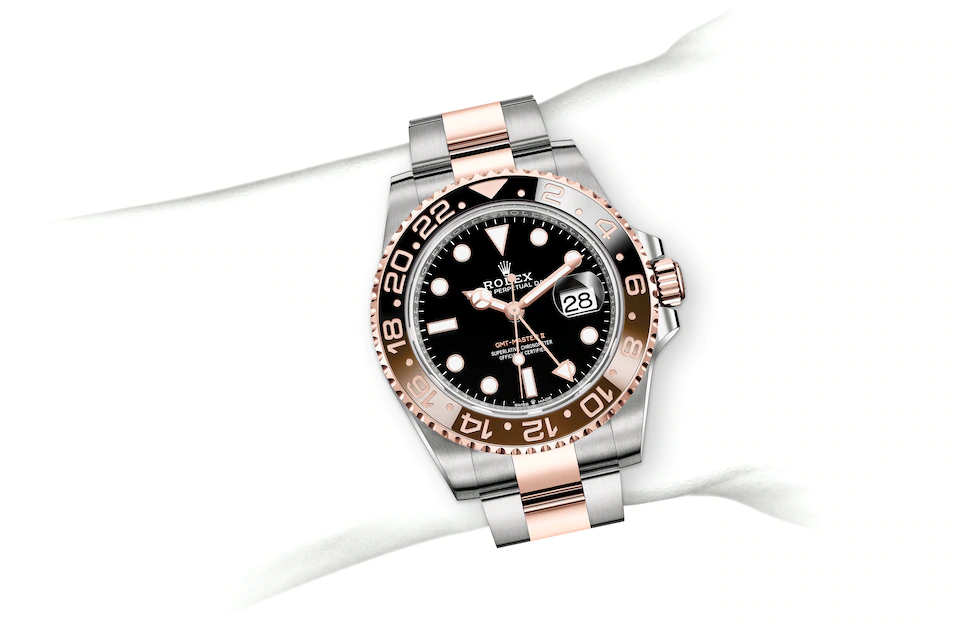 Rolex GMT‑Master II in Edelstahl Oystersteel und Gold, M126711CHNR 
