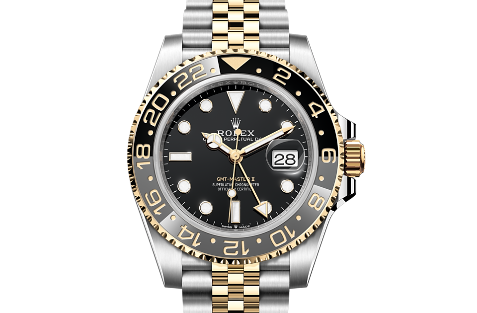 Rolex GMT‑Master II in Edelstahl Oystersteel und Gold, M126713GRNR gelatopiqué ジェラートピケ福袋2024