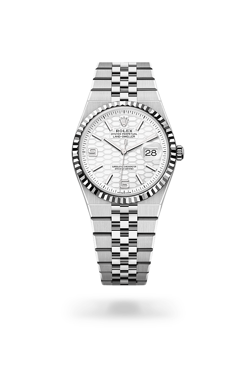 Rolex Land-Dweller 36 M127234-0001 Herrenuhr - Oyster, 36 mm, Edelstahl Oystersteel und Weißgold
