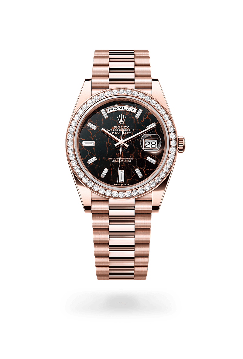 Rolex Day-Date 40 M228345RBR-0016 Herrenuhr - Oyster, 40 mm, Everose-Gold mit Diamanten