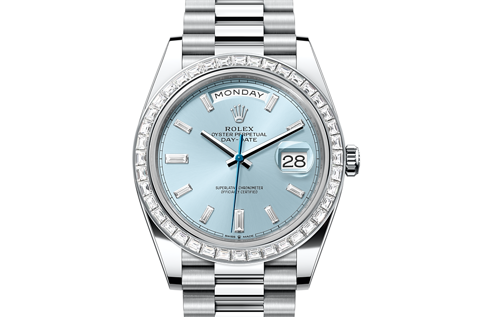 Rolex Day‑Date in Platin, M228396TBR-0002 | Blome Uhren