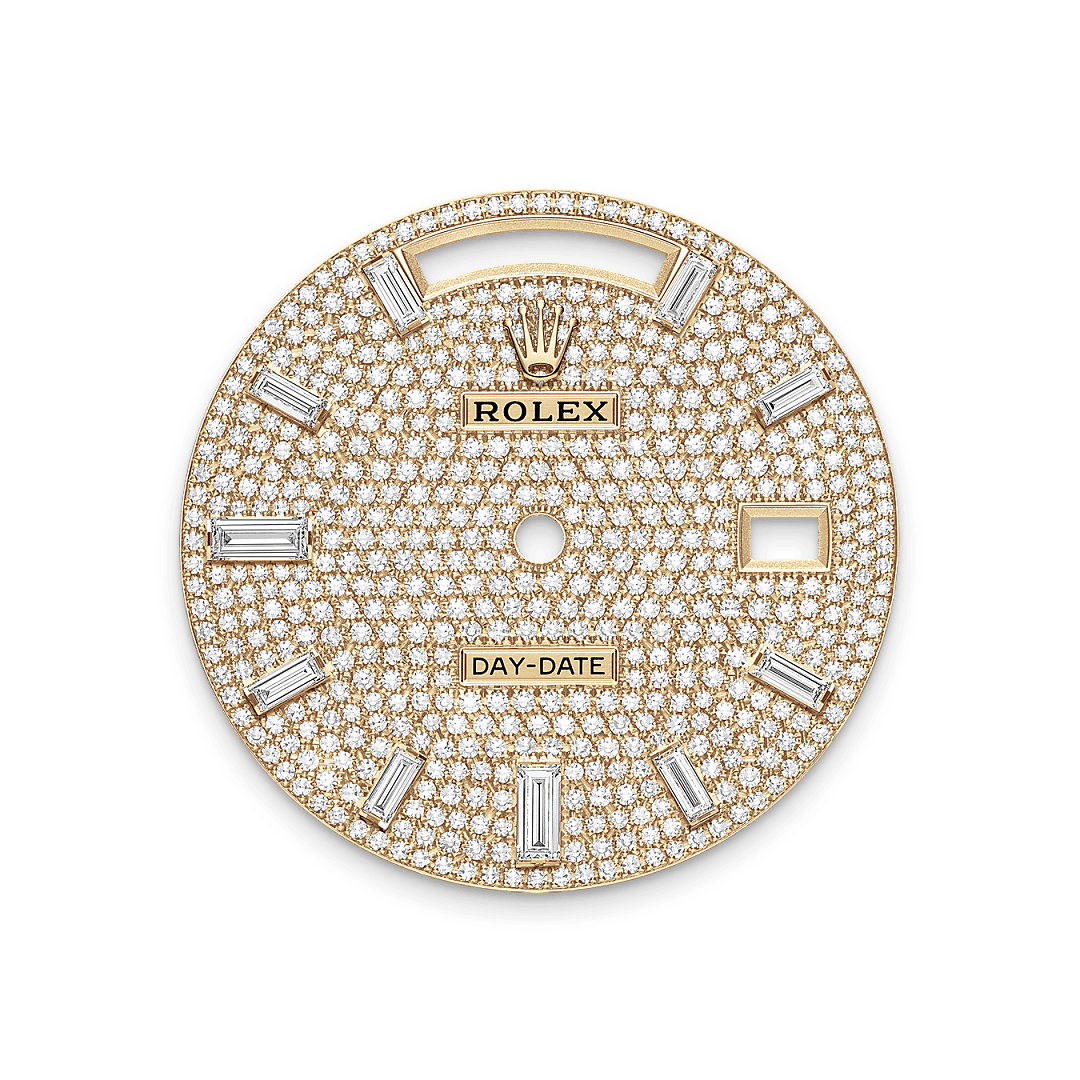 Diamantpavé-Zifferblatt