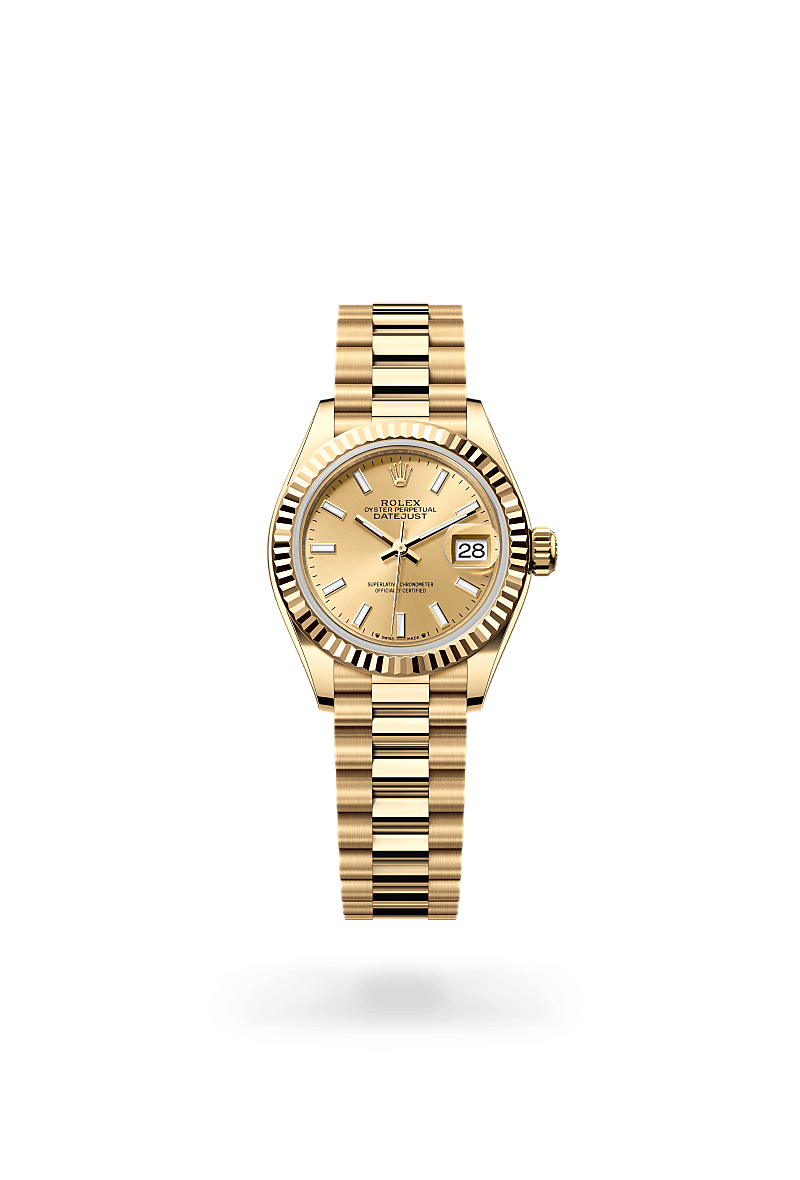 Rolex Lady-Datejust Herrenuhr (M279178-0001) Oyster, 28 mm, Gelbgold