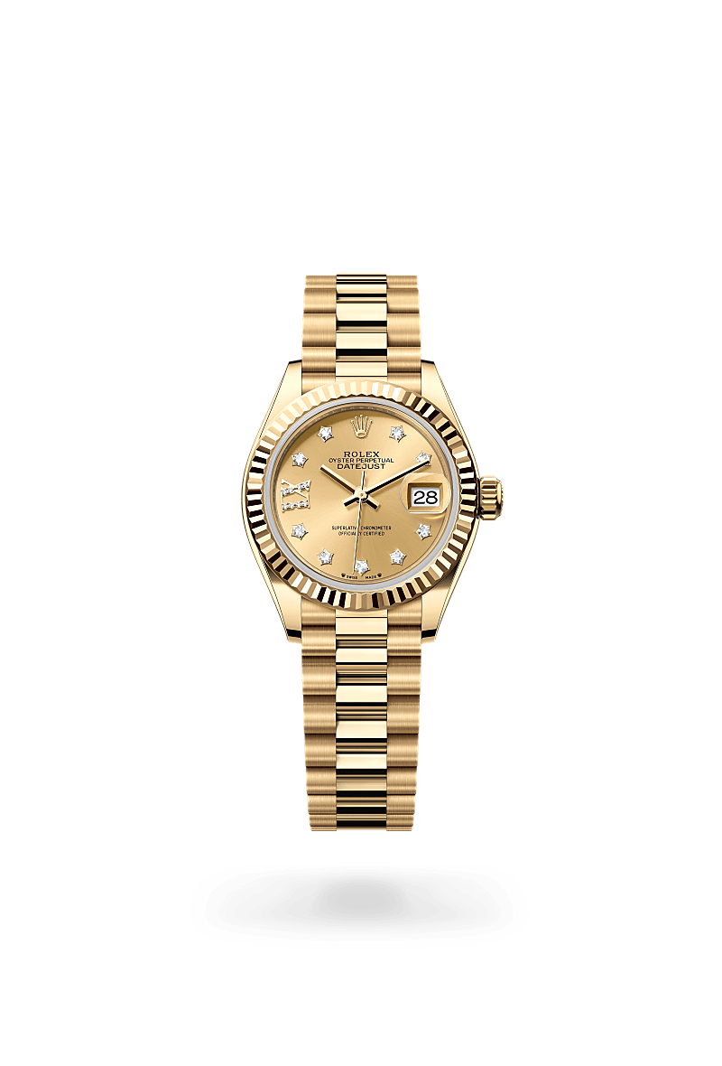 Rolex Lady-Datejust M279178-0013 Herrenuhr / Damenuhr - Oyster, 28 mm, Gelbgold 