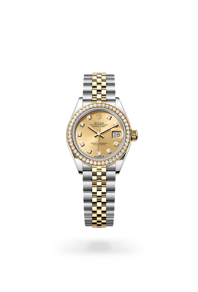 Rolex Lady-Datejust Herrenuhr (M279383RBR-0011) Oyster, 28 mm, Edelstahl Oystersteel und Gelbgold mit Diamanten