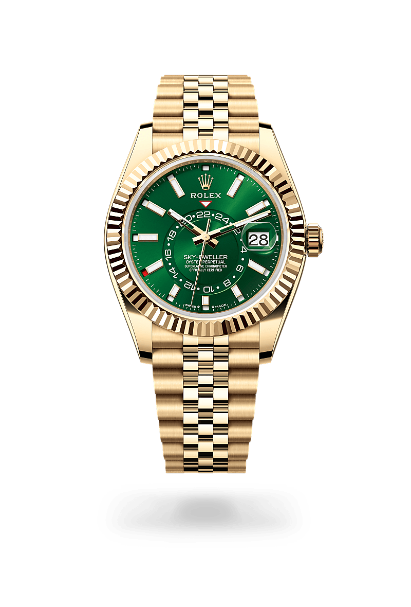 Rolex Sky-Dweller M336938-0008 Herrenuhr - Oyster, 42 mm, Gelbgold 